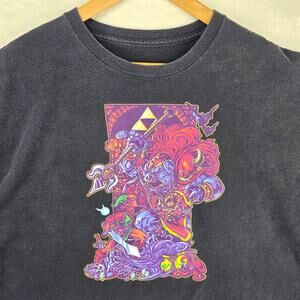 Legend Of Zelda Link Vs Ganon Ganondorf Shirt XXL Gamer Retro NES SNES Switch